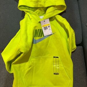 Kids Neon Yellow Hoodie